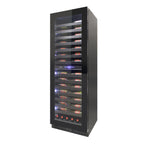 Vinotemp Private Reserve Series Panel Ready Dual-Zone 24" Wine Cooler, 126 Bottle Capacity, in Black  VT-24PR125