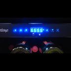 Vinotemp Private Reserve Series Panel Ready Dual-Zone 24" Wine Cooler, 46 Bottle Capacity, in Black VT-24PR46