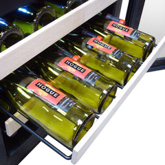 Vinotemp Private Reserve Series Panel Ready Dual-Zone 24" Wine Cooler, 46 Bottle Capacity, in Black VT-24PR46