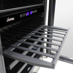 Vinotemp 24" Outdoor Dual-Zone Wine and Beverage Cooler, 30 Bottle and 84 12 oz Can Capacity, in Stainless Steel VT-OUTDR24GD