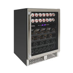 Vinotemp 24" Outdoor Dual-Zone Wine and Beverage Cooler, 30 Bottle and 84 12 oz Can Capacity, in Stainless Steel VT-OUTDR24GD