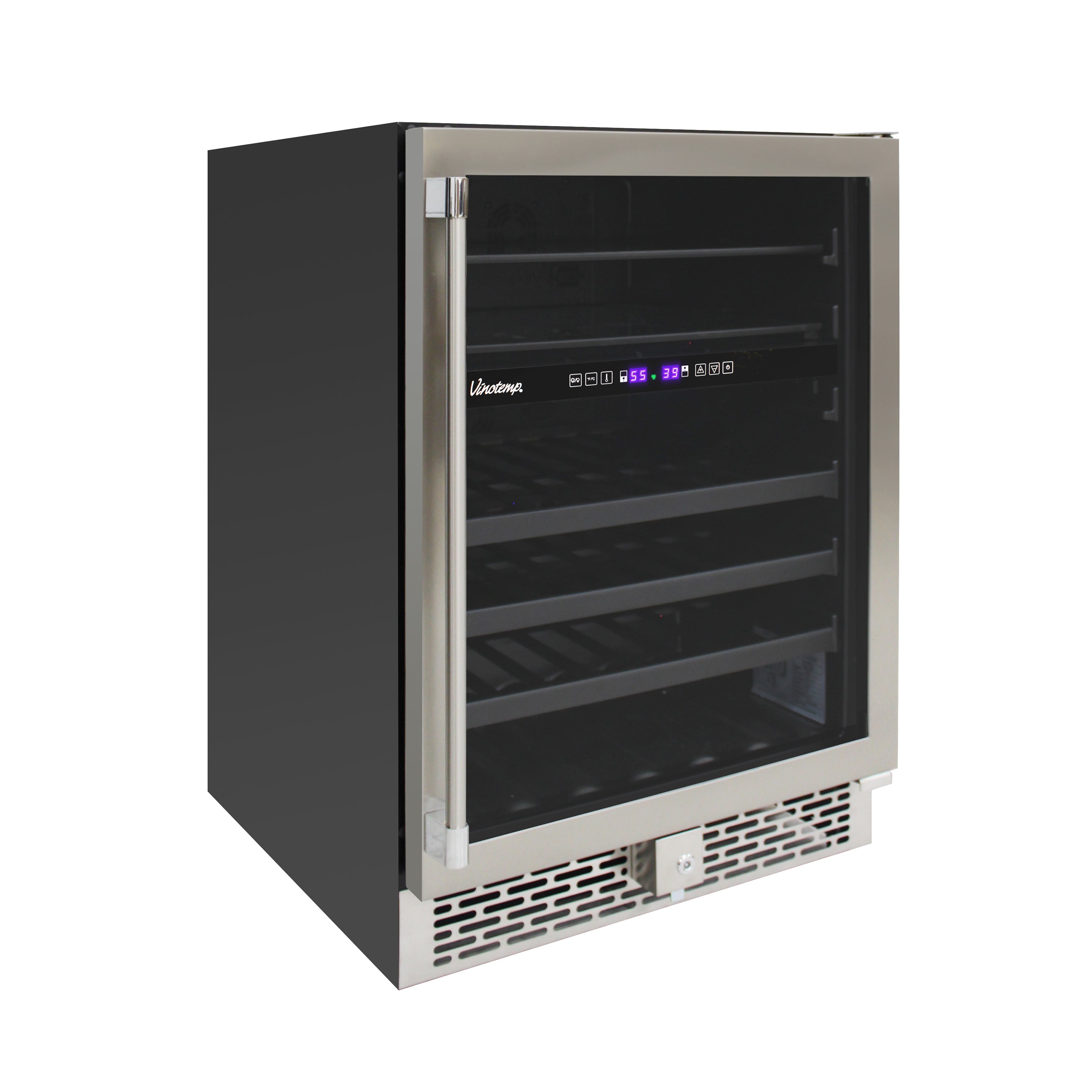 Vinotemp 24" Outdoor Dual-Zone Wine and Beverage Cooler, 30 Bottle and 84 12 oz Can Capacity, in Stainless Steel VT-OUTDR24GD