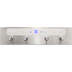 Vinotemp WineSteward Dispenser with Push Button Control, 4 Bottle Capacity, in Stainless Steel VT-PRWINEDIS4S