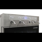 Vinotemp WineSteward Dispenser with Push Button Control, 4 Bottle Capacity, in Stainless Steel VT-PRWINEDIS4S