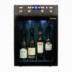 Vinotemp Wine Dispenser with Push Button Controls, 4 Bottle Capacity, in Black VT-WINEDISP4
