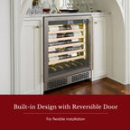 Vinotemp Vinoglow 41-Bottle Single-Zone Wine Cooler  VTWC041EVGSS