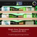 Vinotemp Vinoglow 41-Bottle Single-Zone Wine Cooler  VTWC041EVGSS