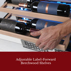 Vinotemp Vinoglow 41-Bottle Single-Zone Wine Cooler  VTWC041EVGSS