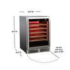 Vinotemp Vinoglow 41-Bottle Single-Zone Wine Cooler  VTWC041EVGSS