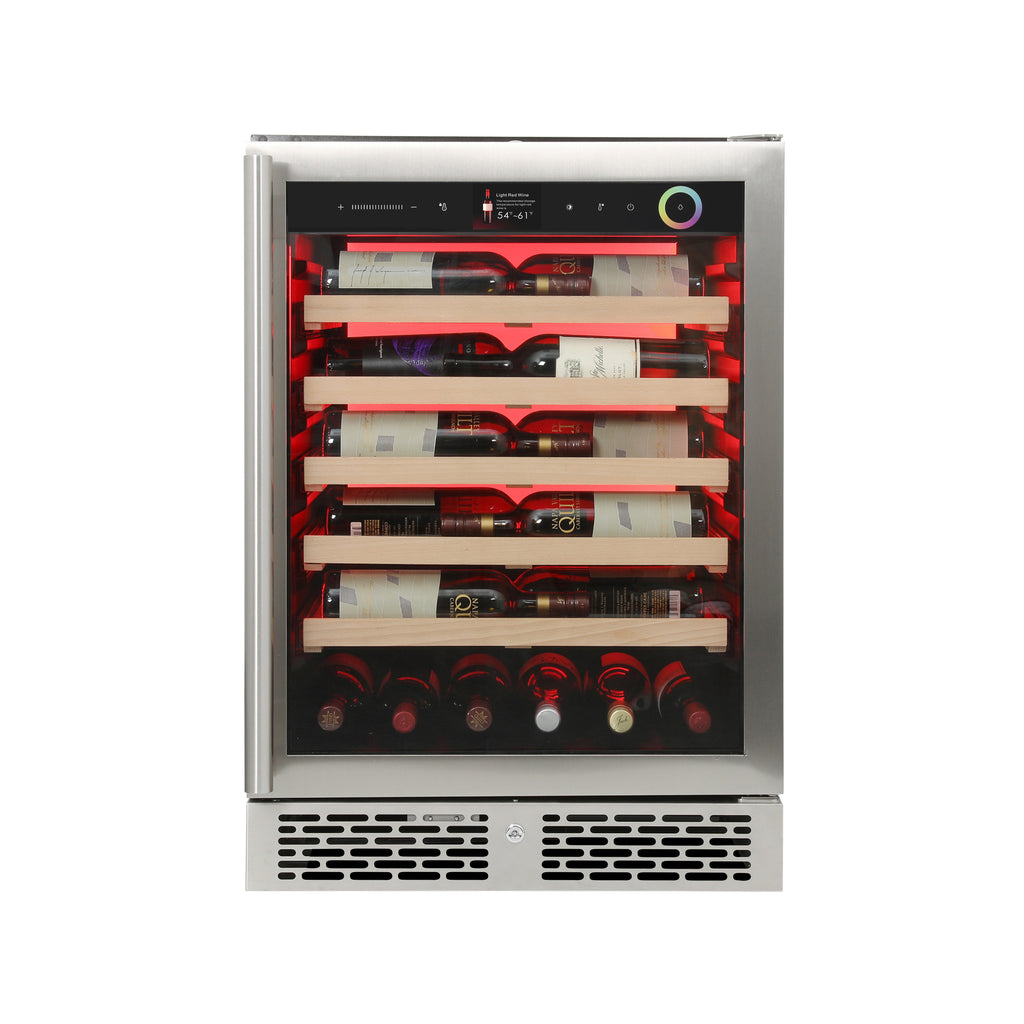 Vinotemp Vinoglow 41-Bottle Single-Zone Wine Cooler  VTWC041EVGSS