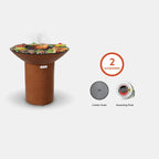 ARTEFLAME XXL 40" GRILL - CLASSIC BASE  TALLRND40-S