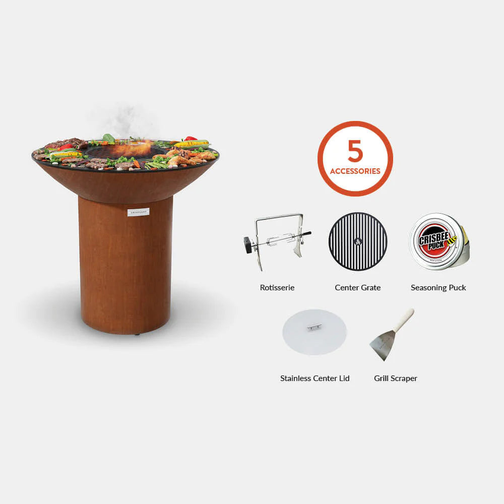 ARTEFLAME XXL 40" GRILL - CLASSIC BASE  TALLRND40-S
