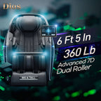 Dios Massage Chair 7D Dual Core Air Roller SL-track with 3D Calf Kneading Dios-7300