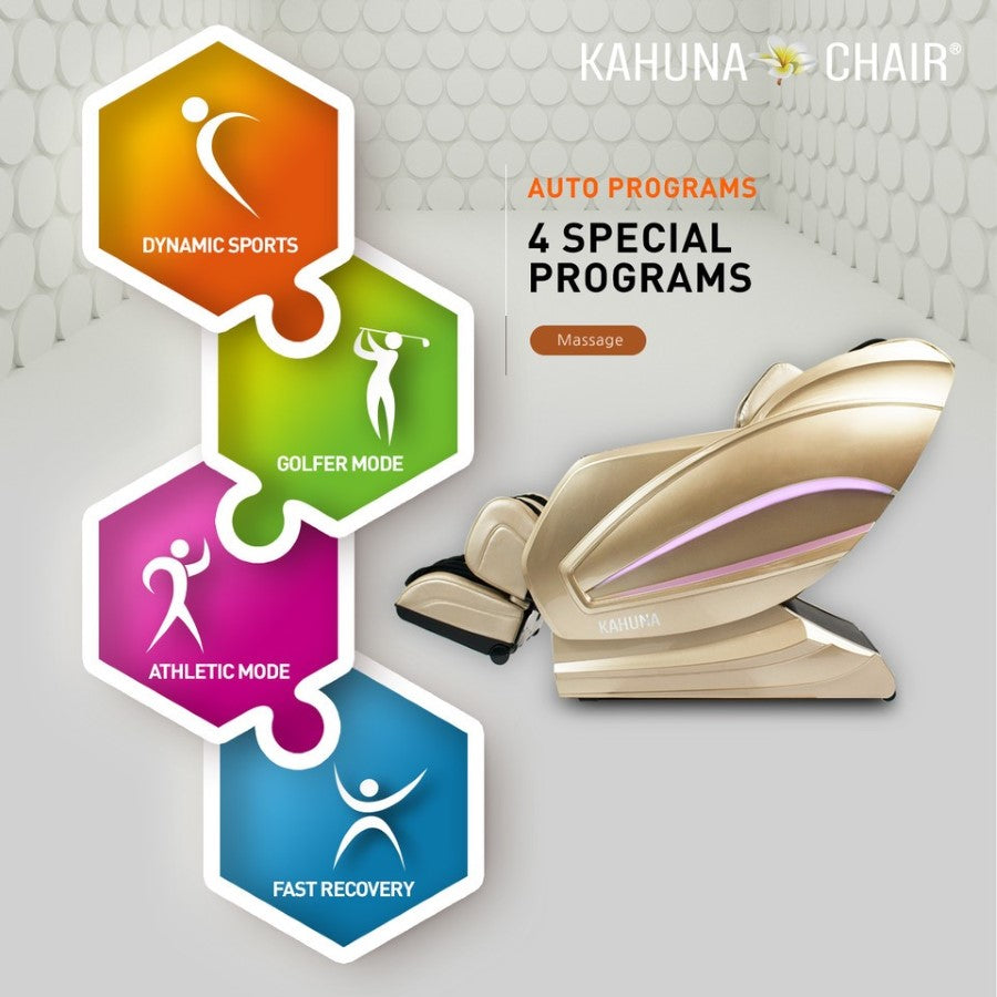 Kahuna Massage Chair Exquisite Rhythmic HSL-Track Kahuna Massage Chair, HM-Kappa Gold KMCKAPPAGOLD