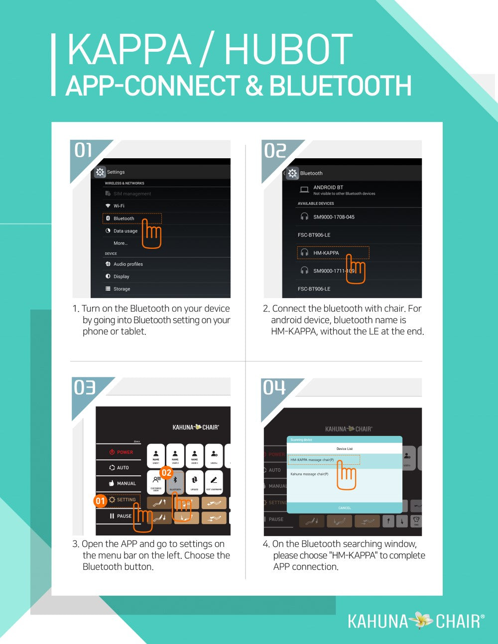Kahuna Massage Chair Exquisite Rhythmic HSL-Track Kahuna Massage Chair, HM-Kappa Gold KMCKAPPAGOLD